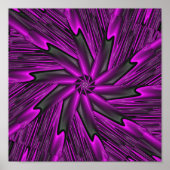 Abstract Paars Poster (Voorkant)
