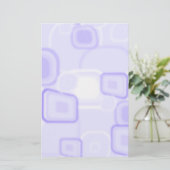 Abstract Paars vierkant Briefpapier (Staand voorkant)