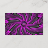 Abstract Paars Visitekaartje (Achterkant)