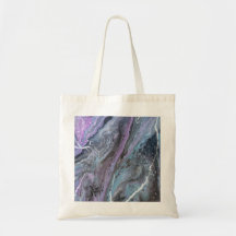 Abstract paarse en turquoise stroom