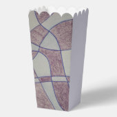 Abstract paarse favorieten doos bedankdoosjes (Voorkant)