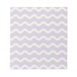 Abstract paarse golvende streep minimalistische ka notitieblok
