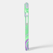 abstract paarse marmer en limoen Case-Mate iPhone case (Achterkant / Links)