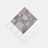 Abstract paarse papieren servet (Hoek)