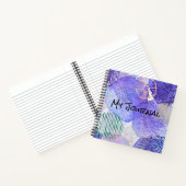 Abstract Paarse, PInk & Green Personal Journal Notitieboek (Binnen)