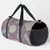 Abstract Paarse Print Knip Naai Tas (Rechterhoek)