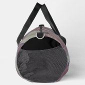 Abstract Paarse Print Knip Naai Tas (Rechts)
