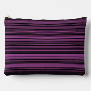 Abstract Paarse Zwarte Strepen Groot Etui