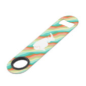 Abstract paasbunny Spring Speed Flessenopener (Voorkant Gekanteld)
