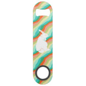 Abstract paasbunny Spring Speed Flessenopener (Voorkant)