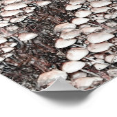 Abstract paddenstoelen Vun Natuur Poster (Hoek)