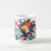 Abstract Paint Collision Koffiemok (Center)