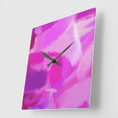 Abstract Painting | Abstract Art 2 Vierkante Klok (Hoek)