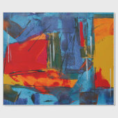 Abstract painting cadeaupapier (Vlak)