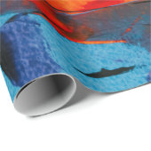 Abstract painting cadeaupapier (Rol Hoek)
