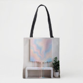 Abstract Painting Dripping on a Bench  Tote Bag (Voorkant)