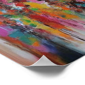 Abstract Painting - Eloquent Expressie Through Co. Poster (Hoek)