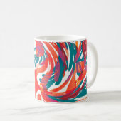 Abstract painting texture. Art wallpaper. Simple d Koffiemok (Voorkant rechts)