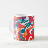 Abstract painting texture. Art wallpaper. Simple d Koffiemok (Voorkant links)
