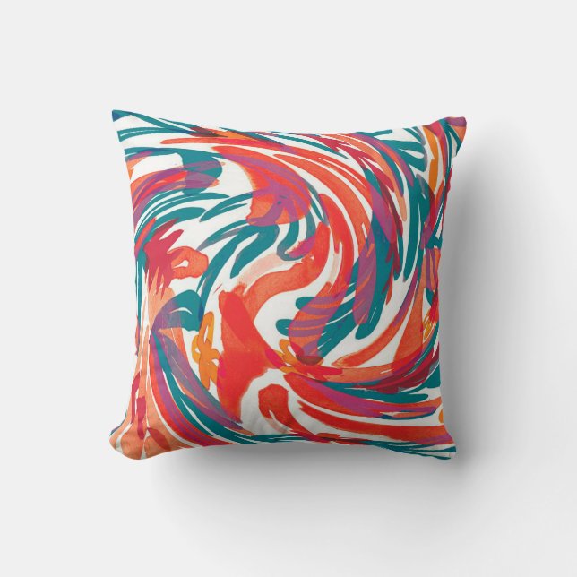 Abstract painting texture. Art wallpaper. Simple d Kussen (Voorkant)