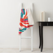 Abstract painting texture. Art wallpaper. Simple d Sherpa Deken (In situ)