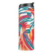 Abstract painting texture. Art wallpaper. Simple d Thermosbeker (Gedraaid links)