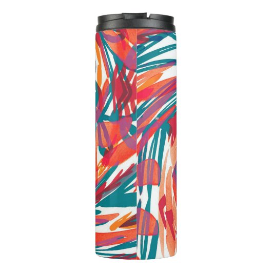 Abstract painting texture. Art wallpaper. Simple d Thermosbeker (Achterkant)