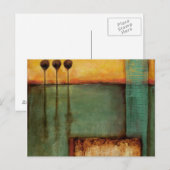 Abstract Painting with Piano Keys Briefkaart (Voorkant / Achterkant)