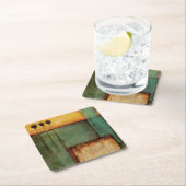 Abstract Painting with Piano Keys Kartonnen Onderzetters (Insitu)