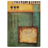 Abstract Painting with Piano Keys Klembord (Achterkant)