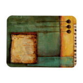Abstract Painting with Piano Keys Magneet (Horizontaal)