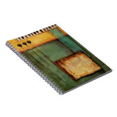 Abstract Painting with Piano Keys Notitieboek (Rechterzijde)