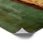 Abstract Painting with Piano Keys Poster (Hoek)