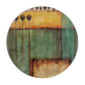 Abstract Painting with Piano Keys Snijplank (Voorkant)