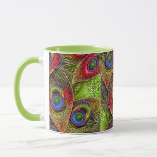 Abstract paisley mok (Links)