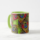 Abstract paisley mok (Voorkant links)