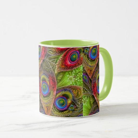 Abstract paisley Mug Mok (Voorkant rechts)