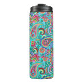 Abstract Paisley Pattern Thermosbeker (Voorkant)