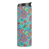 Abstract Paisley Pattern Thermosbeker (Gedraaid links)