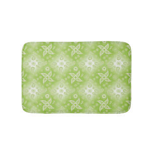 abstract paisleygroen patroon. badmat