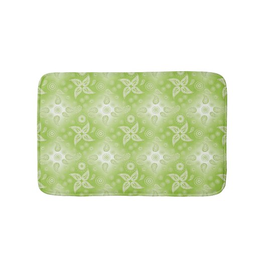 abstract paisleygroen patroon. badmat (Voorkant)