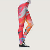 Abstract palet acryl kunstwerk | Leggings (Rechts)