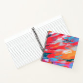 Abstract palet acryl kunstwerk | Notitieboek (Binnen)