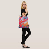 Abstract palet acryl kunstwerk | Tote bag (Op model)