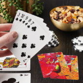 Abstract Palet van de Opgewekte Kunstenaar Pokerkaarten (Insitu)