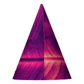 Abstract palmblad: getinte ader feesthoedjes (Achterkant)
