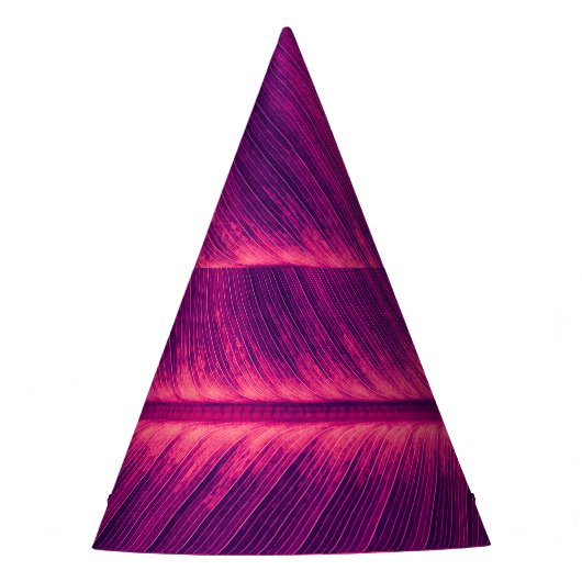 Abstract palmblad: getinte ader feesthoedjes (Voorkant)