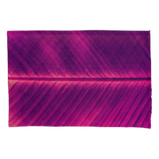 Abstract palmblad: getinte ader kussensloop