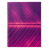 Abstract palmblad: getinte ader notitieboek (Voorkant)