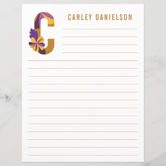 Abstract papier met flessenalfabet (Voorkant)